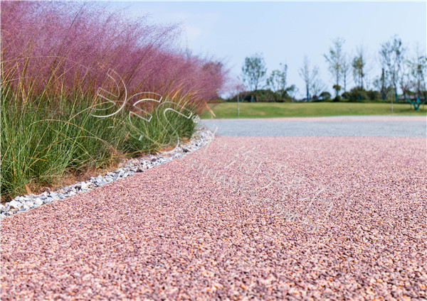膠粘石透水混凝土 膠粘石透水混凝土