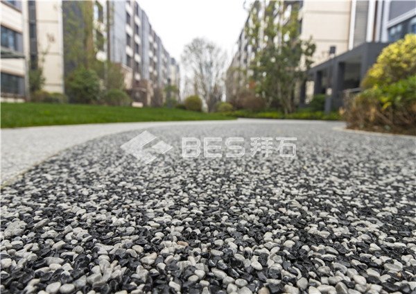 膠粘石透水地坪地坪 膠粘石透水地坪地坪