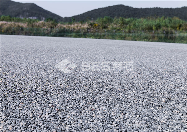 膠粘石透水地坪地坪 膠粘石透水地坪地坪