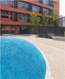 杭州九年制學校透水混凝土項目 杭州九年制學校透水混凝土項目