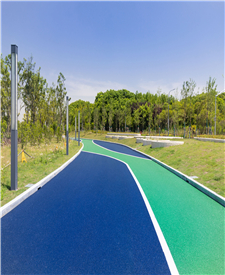 上海金融小鎮(zhèn)瀝青改色路面項(xiàng)目