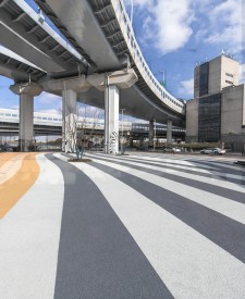 上海中環(huán)橋彩色透水混凝土項(xiàng)目 上海中環(huán)橋彩色透水混凝土項(xiàng)目